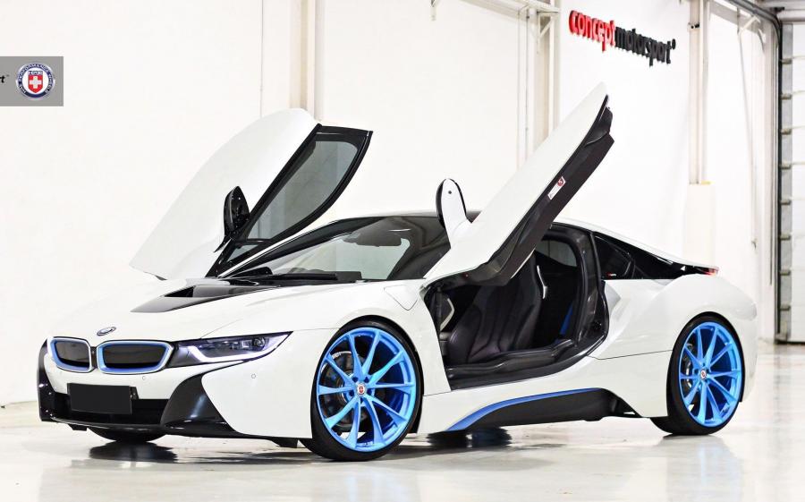BMW i8 by Concept Motorsport on HRE Wheels (P204) '2018